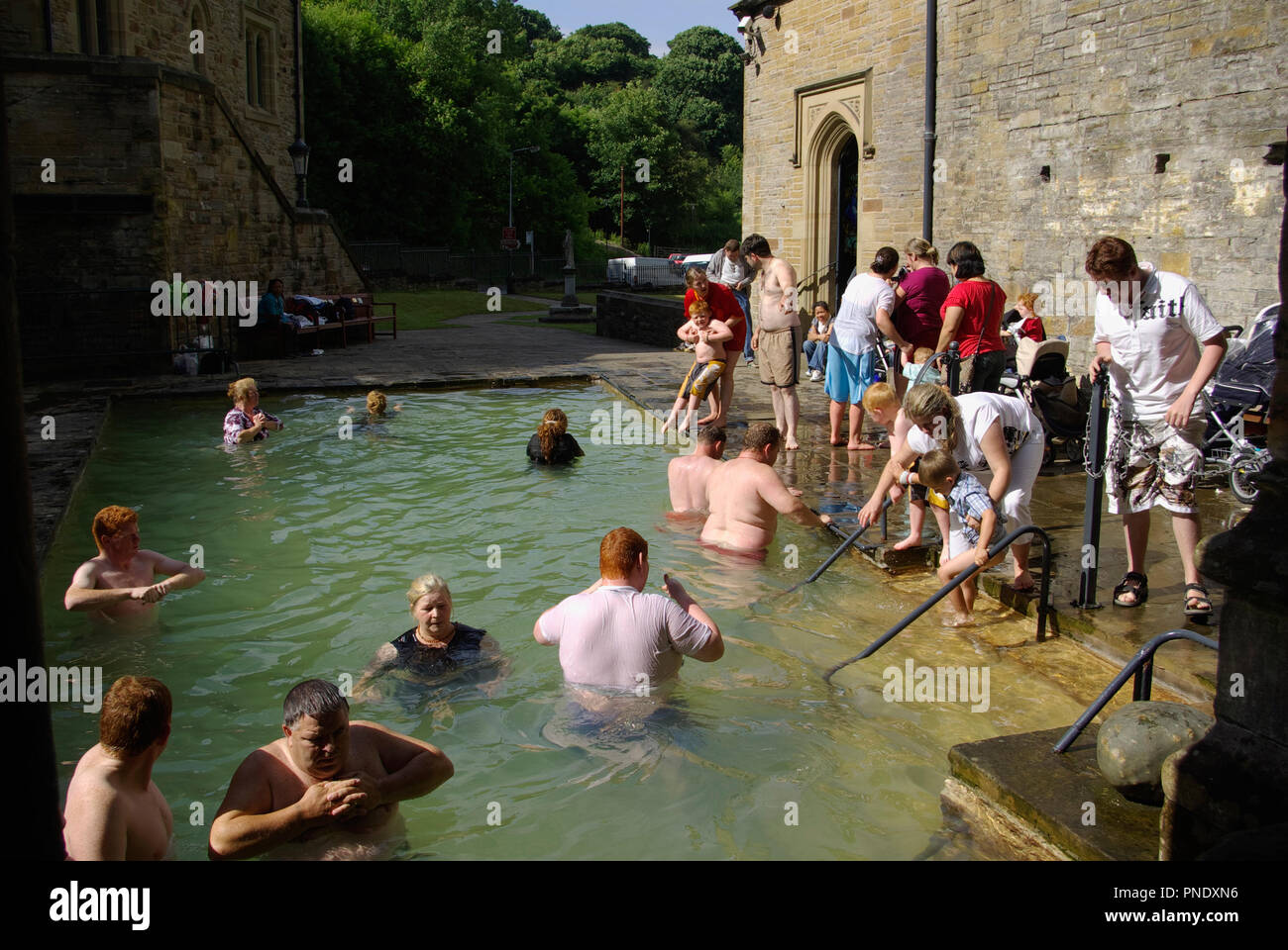 St Winefride`s Well, Holywell, North Wales, Vereinigtes Königreich, Stockfoto